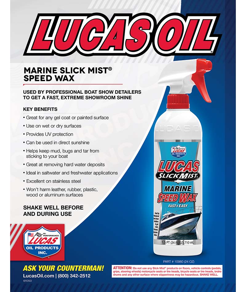 Lucas Oil - Our Slick Mist Speed Wax is the quickest and easiest