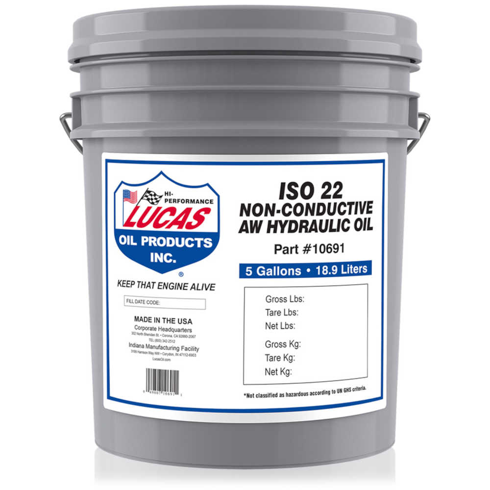 Lucas Non-Conductive Anti-Wear Hydraulic Oil Iso 22 - ToughAG