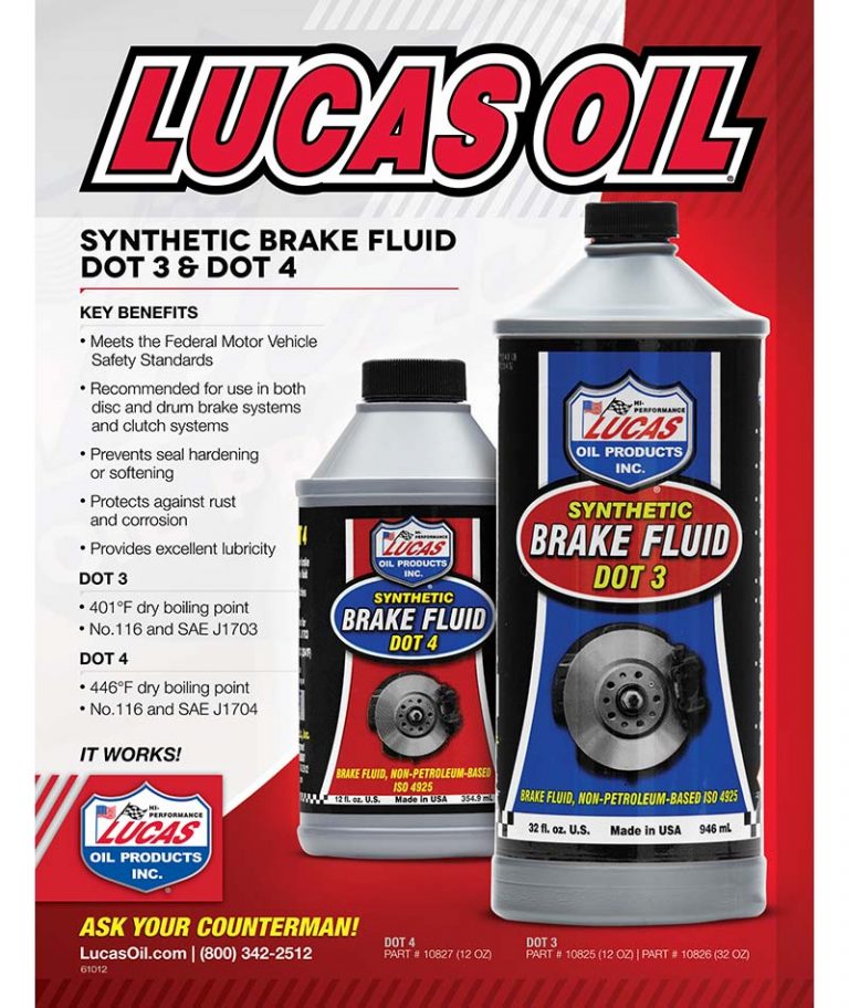 Lucas Synthetic Brake Fluid DOT 3 and 4 ToughAG