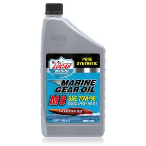 Lucas Marine Gear Oil Synthetic SAE 75W-90 M8