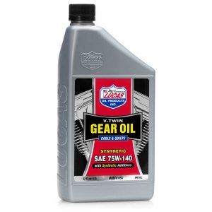Lucas Synthetic SAE 75W-140 V-Twin Gear Oil