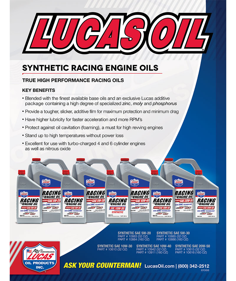 Lucas SAE 20W-50 Racing Engine Oil