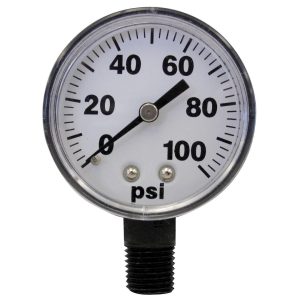 2 inch STANDARD PRESSURE GAUGE 0-100 PSI