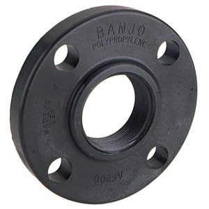 BANJO 1 inch POLY ANSI FLANGE - 1" FPT X ANSI FLANGE