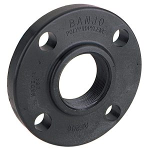 BANJO 1 1/2 inch POLY ANSI FLANGE -1 1/2" FPT X ANSI