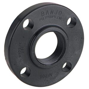 BANJO 2 inch POLY ANSI FLANGE - 2" FPT X ANSI FLANGE