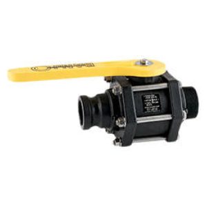 BANJO 2 inch FULL PORT VALVE -  2 inch MPT X 2 inch MALE CAMLOCK