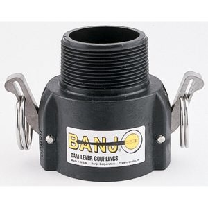 BANJO 150B 1 1/2 inch FEMALE CAM LOCK X 1 1/2 inch MPT COUPLER