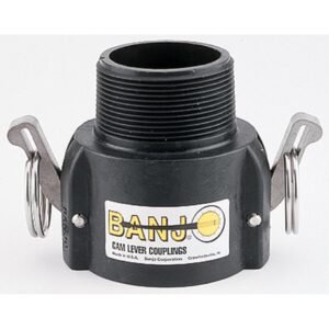 BANJO 150B 1 1/2 inch FEMALE CAM LOCK X 1 1/2 inch MPT COUPLER