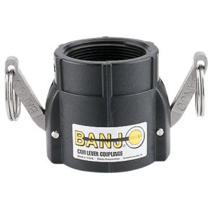 BANJO 125D 1 inch FEMALE CAM LOCK X 1 1/4 inch FPT COUPLER