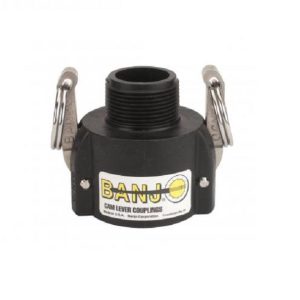 BANJO 1 1/2 inch FEMALE CAM LOCK X 1 1/4 inch MPT COUPLER