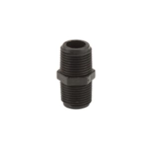 BANJO NIP050-SH 1/2 inch MPT X 1/2 inch MPT SHORT POLY PIPE NIPPLE