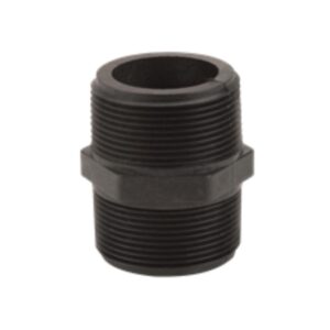 BANJO NIP150-SH 1 1/2 inch MPT X 1 1/2 inch MPT SHORT POLYPIPE NIPPLE
