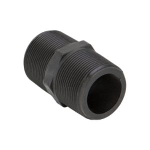 BANJO 1 1/2 inchMPTX1 1/2 inchMPT 3 inch LONG POLY PIPE NIPPLE