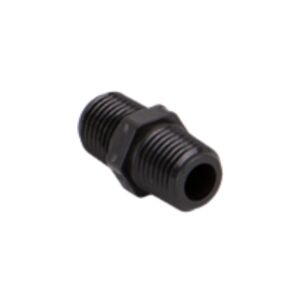BANJO NIP025-SH 1/4 inch MPT X 1/4 inch MPT POLY PIPE NIPPLE