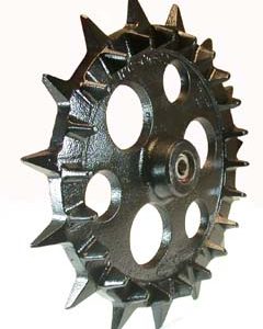 CLOSING WHEEL -  FINGER-TILL -  M17 THREADED STUD BOLT