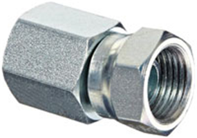 Female NPTF to Female NPSM Swivel Straight