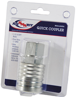 AGSMART QUICK COUPLER BODY - 1/2 inch BODY x 1/2 inch-14 NPT - VISIPACK