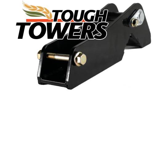 ToughAg Tough Towers logo with a John Deere TruDepth replacement planter tower