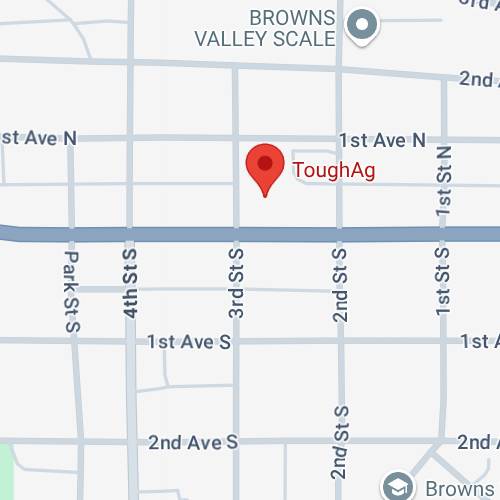 Map showing ToughAg LLC in Browns Valley, MN 56219