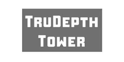 TruDepth Tower black and white logo