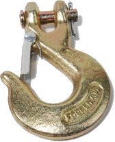 1/4" GR70 CLEVIS SLIP HOOK W/SAFTEY CATC