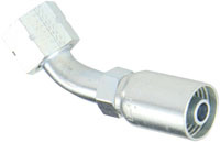 08UL70 FEMALE FORSEAL SWIVEL 45 DG ELBOW