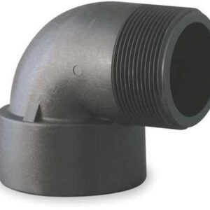 BANJO 2 IN 90 DEG POLY ST. ELBOW, BLACK