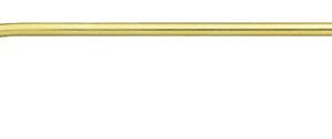 30" CURVED BRASS WAND EXT FIXED BODY