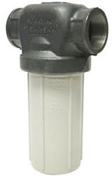 STRAINER, CAST IRON & NYLON