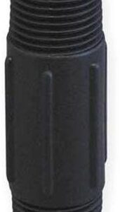 1" X 4" BLACK POLY NIPPLE