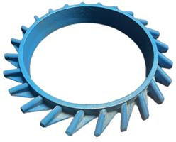 DUCTILE IRON RING 12" X 16" BLUE