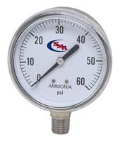 AMMONIA GAUGE 0-60PSI