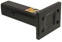 PINTLE MOUNT, 4" PLATE, 8" SHANK