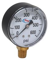GAUGE - 600 PSI DRY 2.5" CASE