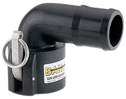 90 DEGREE FEMALE COUPLER/SHANK