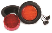 2.5'' RND. LED LIGHT - RED