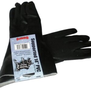 14" BLACK PVC CHEMICAL GLOVE