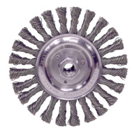 36024- 6" KNOT STYLE WHEEL BRUSH