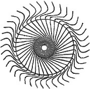 RAKE WHEEL KUHN 55" LH 7MM BLACK