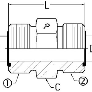 OFS X OFS - OFS TUBE UNION - STEEL