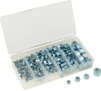150 PC.NYLON LOCK NUT ASSORTMENT