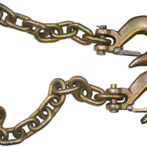 GRADE 70 SAFETY CHAIN 3/8"X36" W/HOOKS