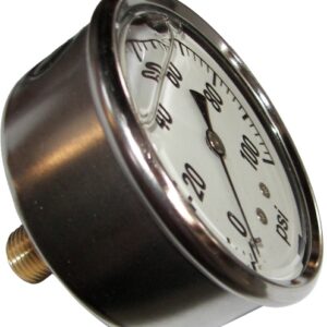 GAUGE - 1000 PSI LIQUID FILL BACK MOUNT