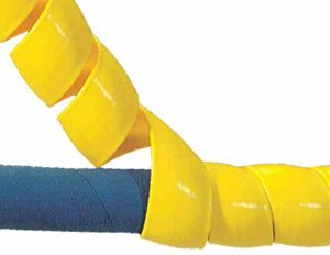 COIL SLEEVE PLASTIC YELLOW