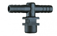 DOUBLE HOSE CONNECTOR 1/4 F