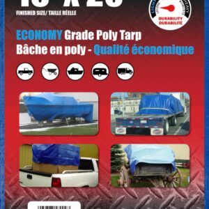 16 X 20 BLUE POLY TARP