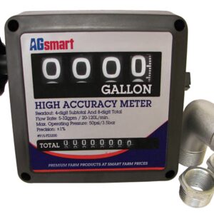1" FUEL METER W/FITTINGS W/3/4" ADJ