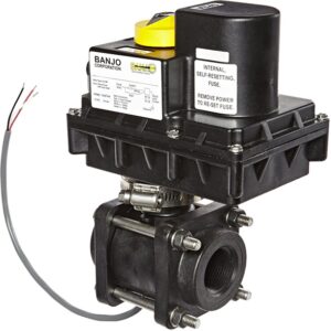 BANJO 12V BALL VALVE-3/4" FULL PORT