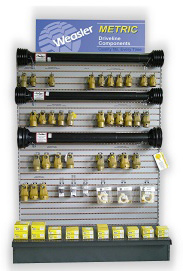 METRIC DRIVE LINE COMPONENT DISPLAY